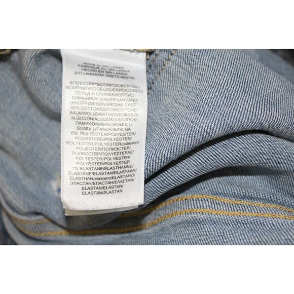 Ralph Lauren Size 6 Women Denim Bermuda Shorts Light Was Stretch - Picture 4 of 5